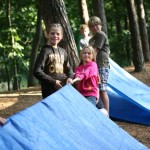 Bushcraft kamp tent maken
