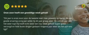Zomerkamp 5 Jaar