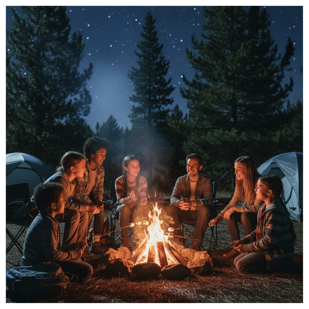 Verhalen vertellen op kamp: hoe kinderen leren van hun avonturen